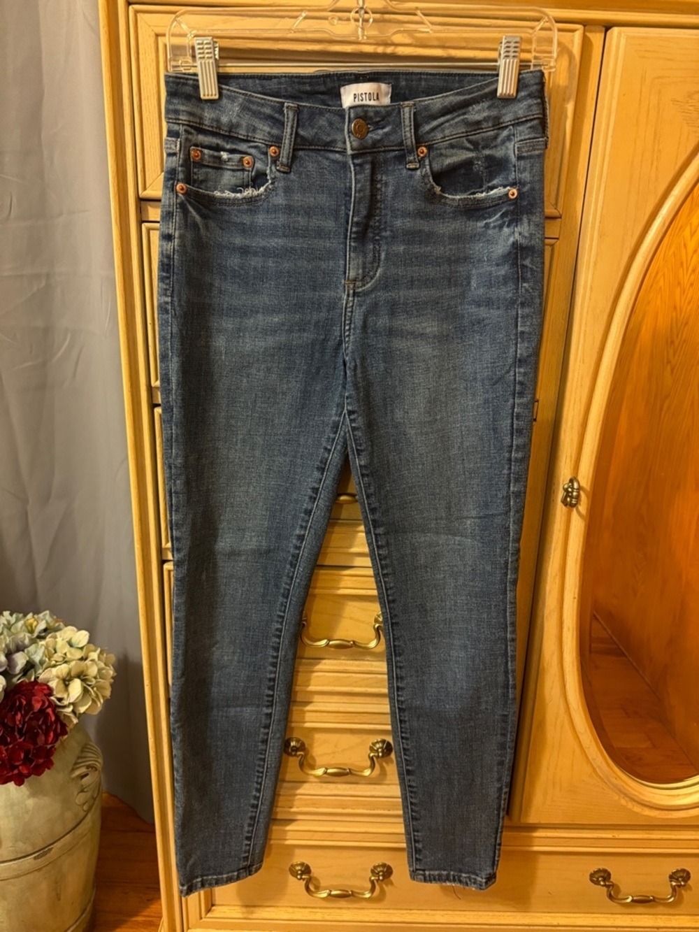 Pistola Audrey Mid Rise Skinny Jeans - Picture 12 of 14